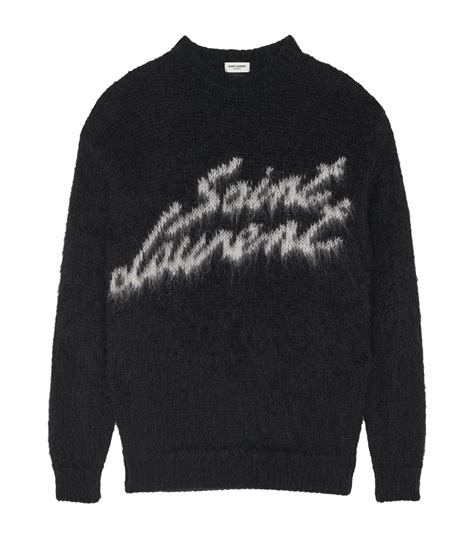 ysl vintage knit|Yves Saint Laurent Vintage 1970's Mohair Knit Sweater (M.